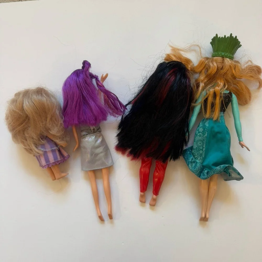 Lot Of 8 Barbie Dolls Mixed Lot